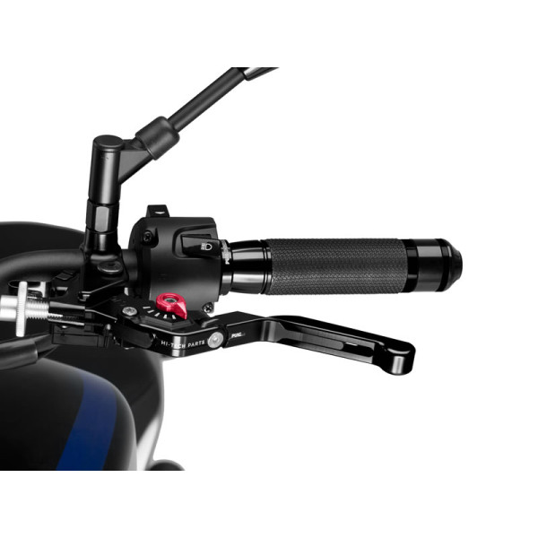 Puig Extendable Folding V3 Clutch (Black Extender With Blue Selector) Red